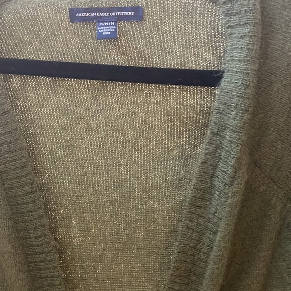 2/30 AMERICAN EAGLE Green Cardigan - Picture 2 of 4